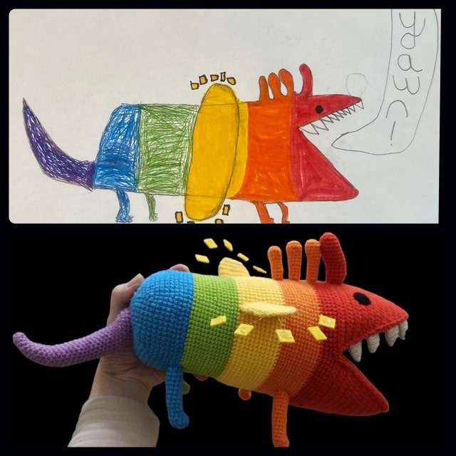 Craftzily - Toy from Drawing, Stuffed Toy from Kids Drawing