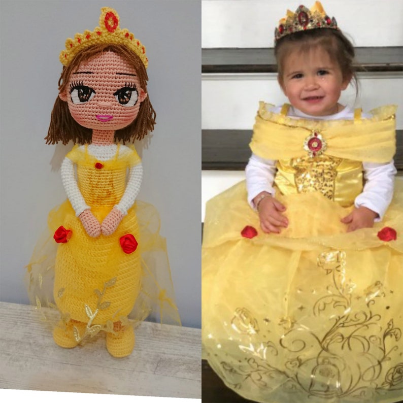 Craftzily - Personalized Doll Look a like Doll Portrait Amigurumi Doll Crochet