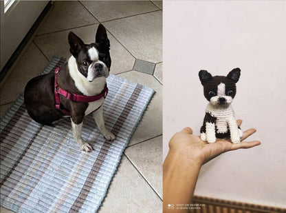 Craftzily - Custom Crochet Dog, Custom Stuffed Dog, Crochet Pet Memorial
