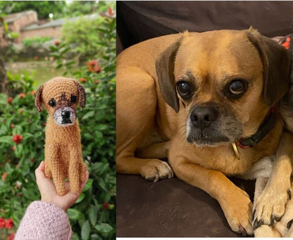 Craftzily - Custom Crochet Dog, Custom Stuffed Dog, Crochet Pet Memorial