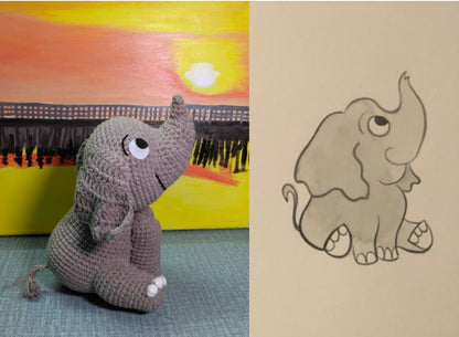 Craftzily - Toy from Drawing, Stuffed Toy from Kids Drawing