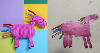 Craftzily - Toy from Drawing, Stuffed Toy from Kids Drawing