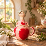 Handmade-Look Fairy Mug & Storage Jar – 2-in-1 Ceramic Keepsake