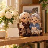 Personalized Memorial Couple Crochet Dolls with In Loving Memory Card – lifestyle
