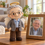 Personalized Memorial Crochet Doll – made from your photo