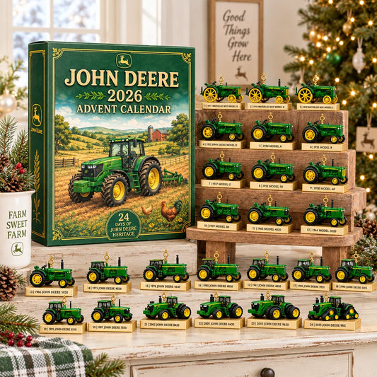 24 Days of Tractor Memories - Box Advent Calendar - Chrismas Gift For Farmers