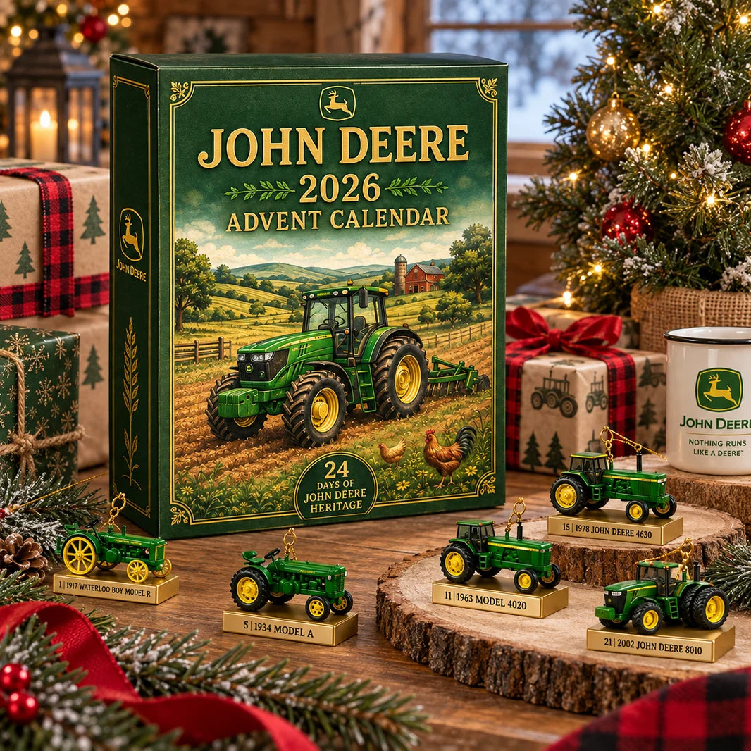24 Days of Tractor Memories - Box Advent Calendar - Chrismas Gift For Farmers