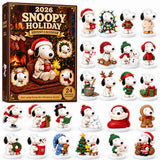 Snoopy Advent Calendar 2026 – 24 Days of Christmas – Snoopy – 3D Acrylic With Stand
