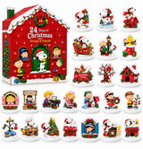Snoopy Advent Calendar 2026 – 24 Days of Christmas – Snoopy Christmas – 3D Acrylic With Stand