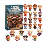Highland Cow Advent Calendar 2026 – 24 Days of Fluffy Christmas Fun