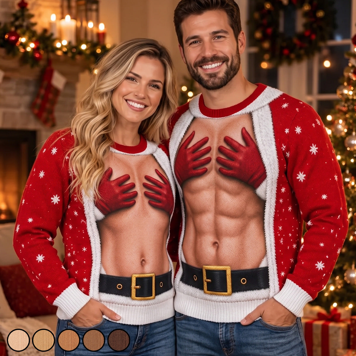 Boldly Merry Together Personalized 3D Sweatshirt