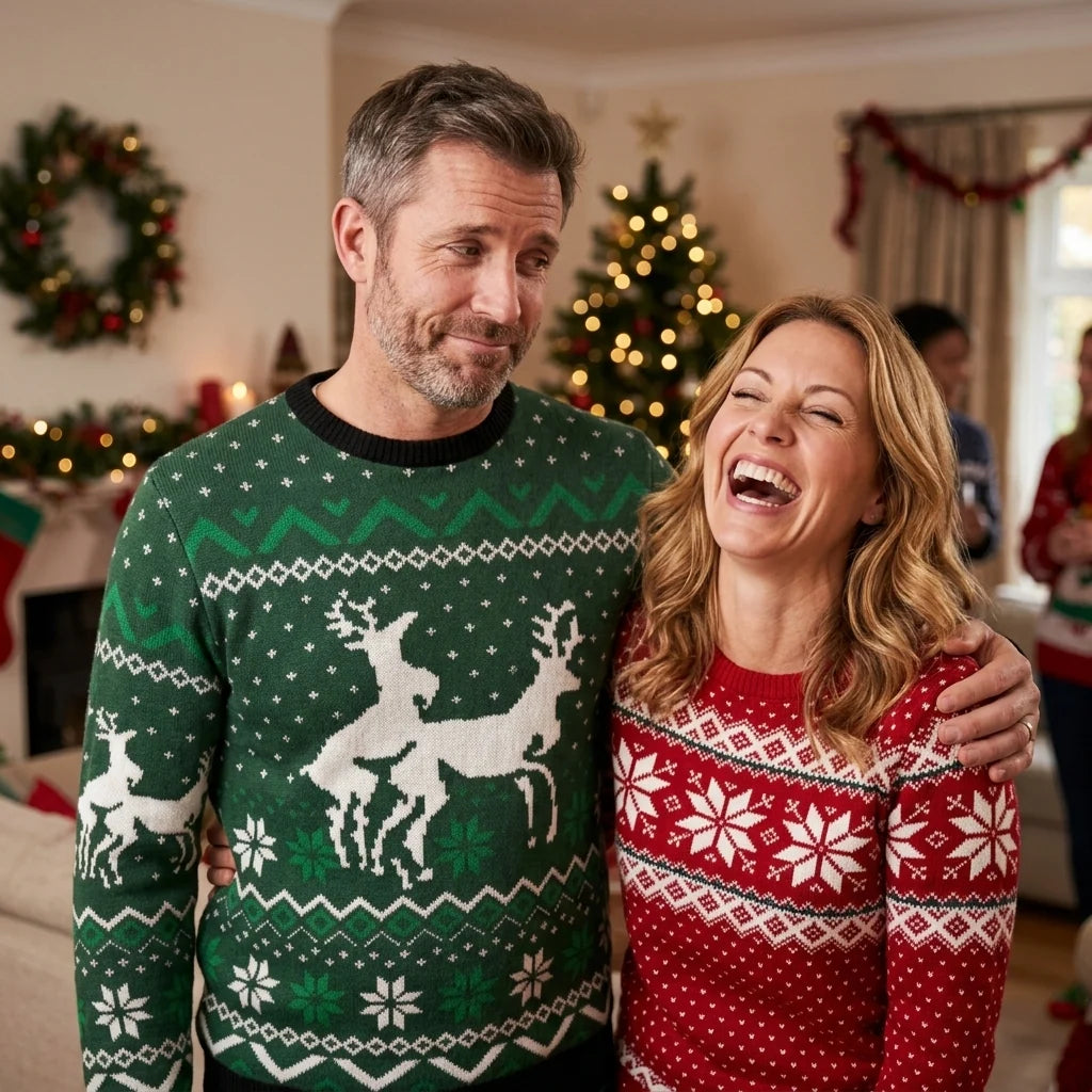 Be A Spicy Reindeer - Funny Christmas Ugly Sweatshirt
