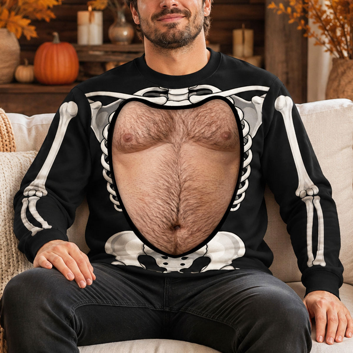 Show Off That Boo Belly Personalized 3D Sweatshirt
