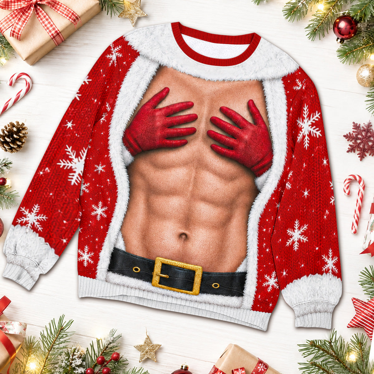 Boldly Merry Together Personalized 3D Sweatshirt