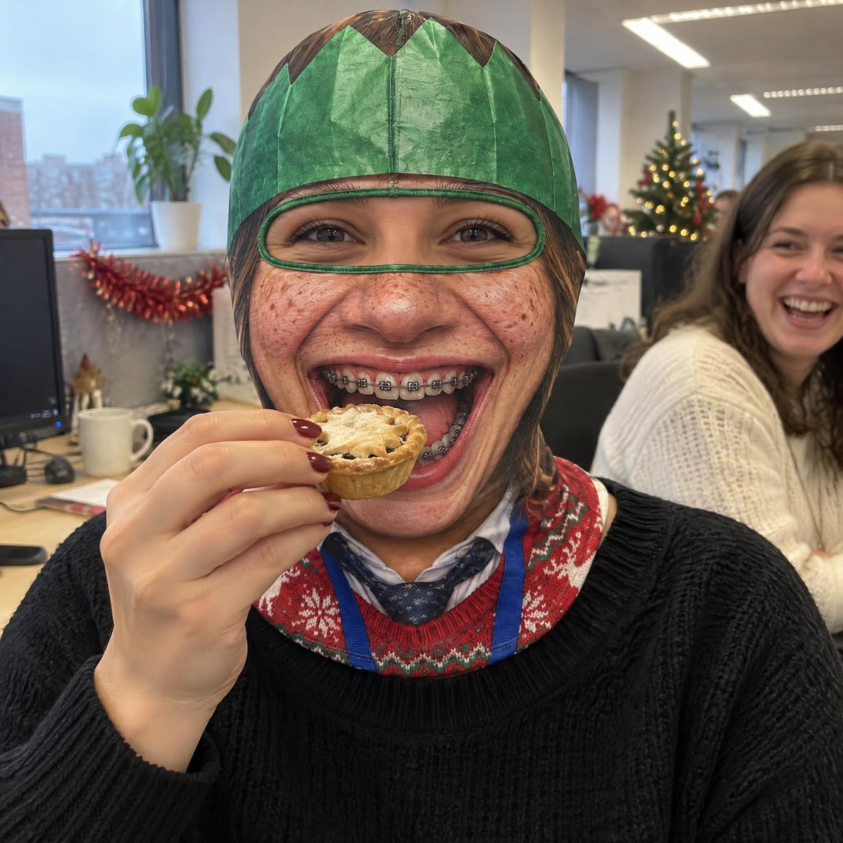 Secret Santa Funny Face Mask Balaclava