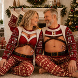 Santa Body Personalized Funny Ugly Christmas Sweatshirt